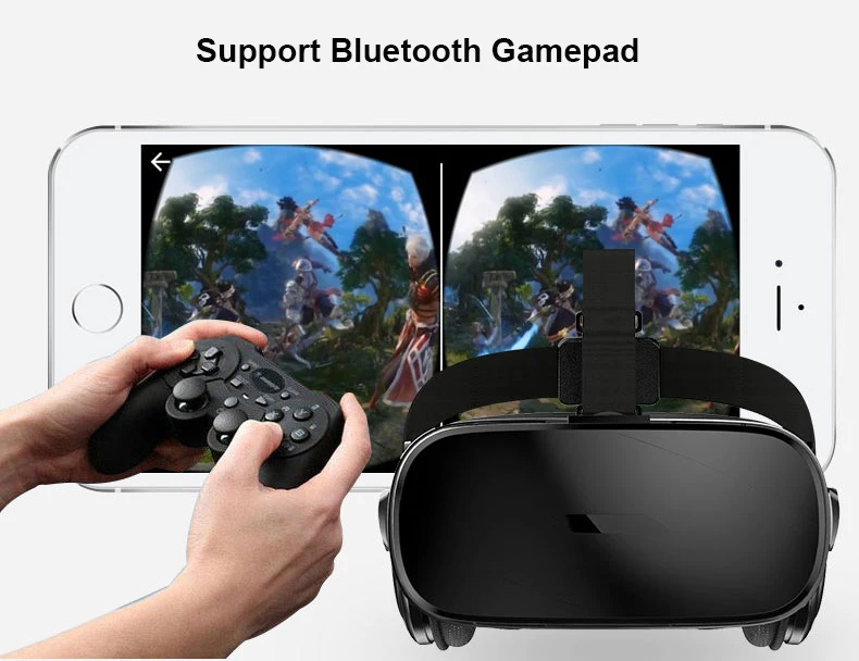 TORTOYO G300 VR очки Виртуальная реальность 3D очки шлем VR с HIFI стерео гарнитура наушники для 4,0-6,0 дюймового смартфона