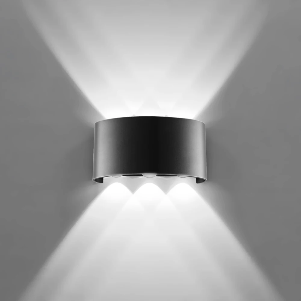 6 шт. LED Вт COB светодиодный настенный светильник современный освещение
