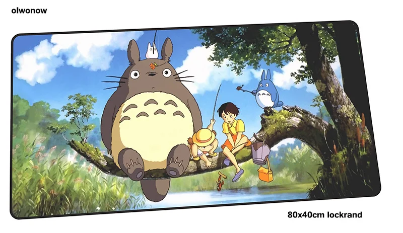 Size 800x400x2mm Totoro коврик для мыши 80x40 см горячая Распродажа коврики для мыши лучший игровой коврик для мыши геймер locrkand Большие персонализированные коврики для мыши Клавиатура ПК pad - Цвет: Size 800x400x2mm