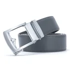 Ремень мужской из воловьей кожи, с автоматической пряжкой