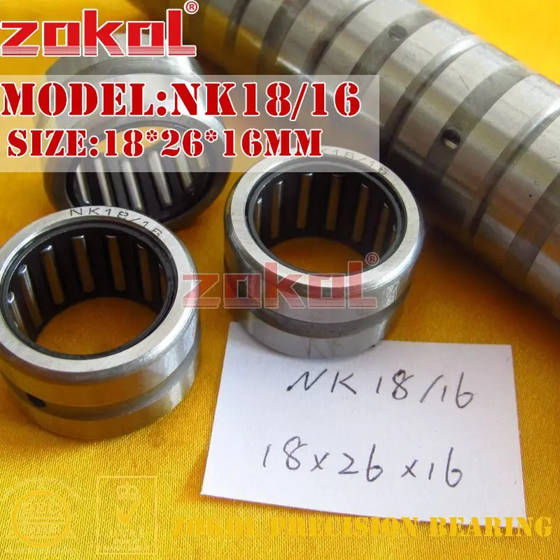 Подшипник ZOKOL NK17/16 NK17/20 NK18/16 NK18/20 игольчатые подшипники без внутреннего кольца