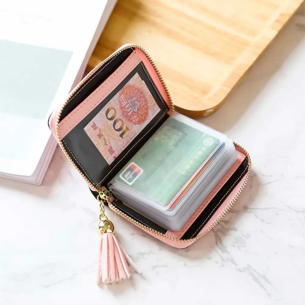 Женский простой короткий кошелек портмоне держатель для карт сумочка монет