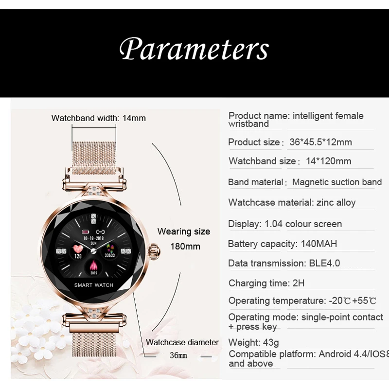 

H2 Smart Band Activity Bracelet Color Lcd Smart Bracelet Watch Sport For Android/Ios Fitness Tracker Band Blood Pressure Watch