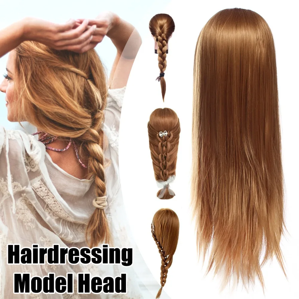 Голова манекен для обучения волосам 60 см с зажимом| |