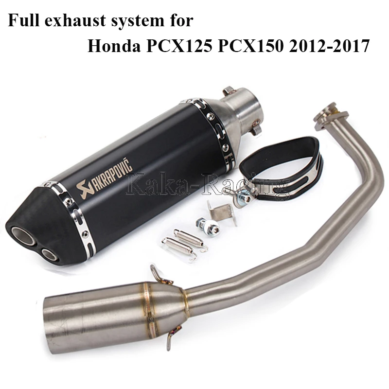 PCX 125 150 мотоцикл Akrapovic глушитель полная система слипоны труба карбоновый хвост