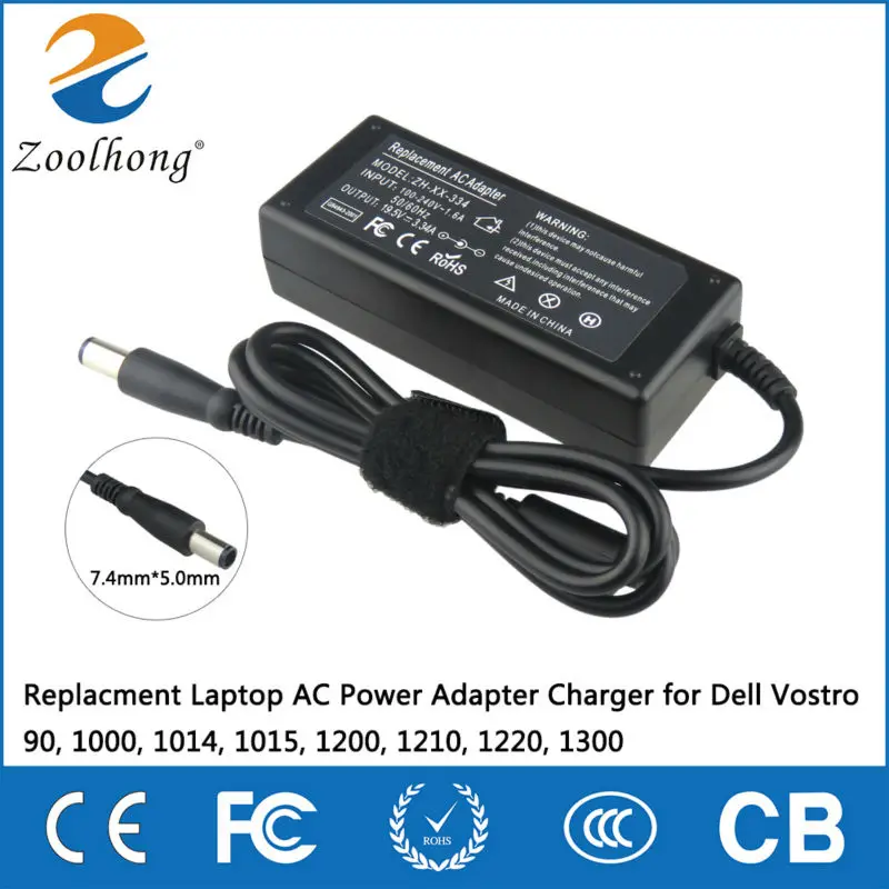 

New 65W 19.5V 3.34A Laptop Adaptor Charger for Dell Inspiron 11 13 14 15 3000 5000 7000 Series