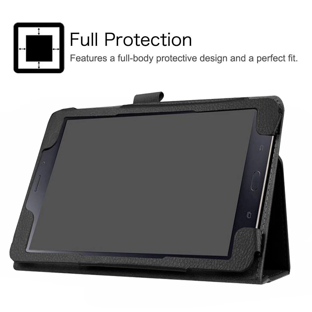 Тонкий складной флип-чехол для Samsung Galaxy Tab A 10 5 T590 T595 SM-T590 SM-T595 Чехол + пленка ручка |