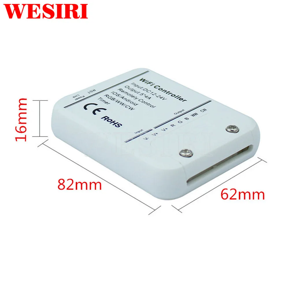 Умный WiFi светодиодный контроллер 5 каналов управления 4A 5CH CW/WW RGB RGBW RGBWW таймер со