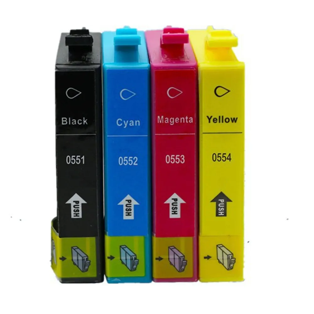 Запасные чернильные картриджи T0551 для Stylus Photo RX420 RX425 RX520 R240 R245|ink cartridge|cartridge for