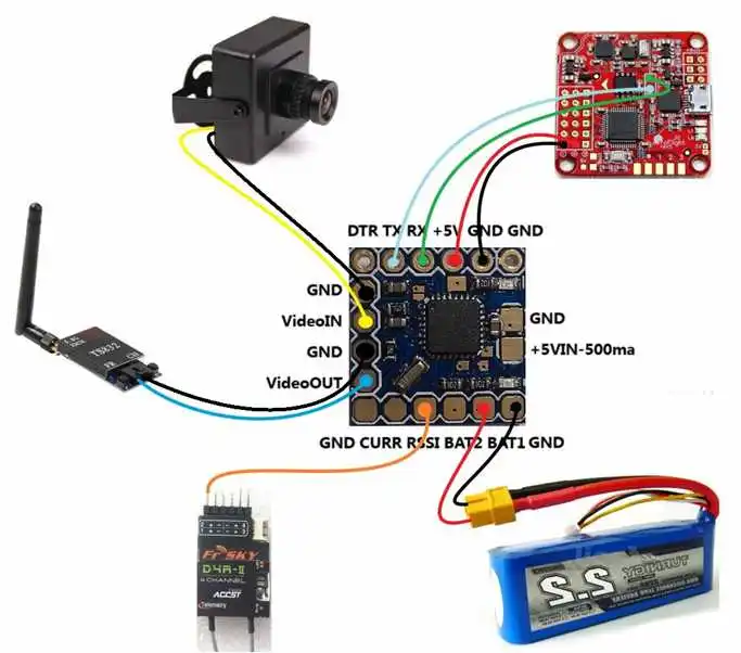 MICRO MINIMOSD Minim OSD Mini мех APM PIXHAWK Naze32 180 210 QAV180 QAV210 Квадрокоптер гоночный рахмен Kreuzung