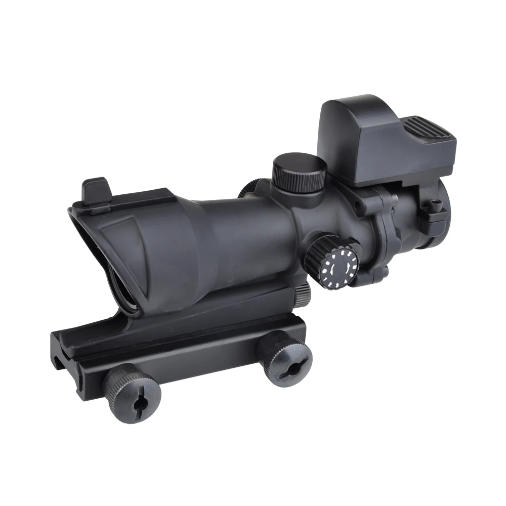 Оптика Acog 4X32 оптический прицел красный/зеленый сетка с мини Красный точка зрения