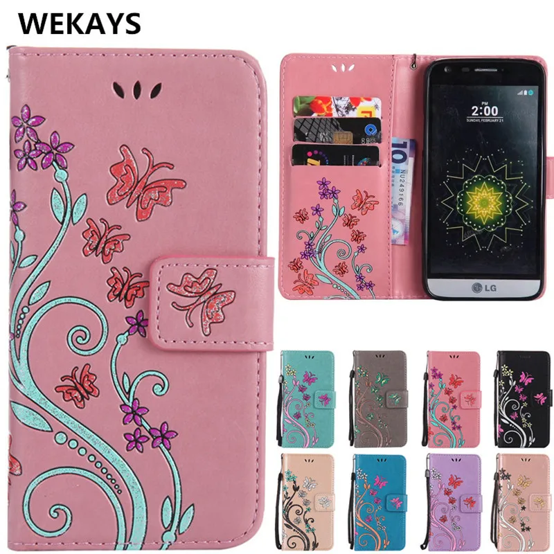 Модный Цветной кожаный флип чехол с цветами и бабочками для LG G3 D855 D850 D851 G4 H815 H818 G5