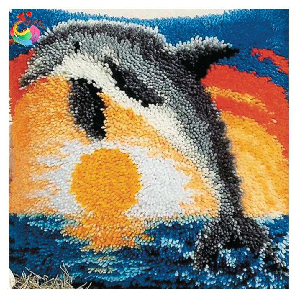 Горячий Крюк с защелкой подушки Наборы подарок DIY рукоделие крючком Подушка