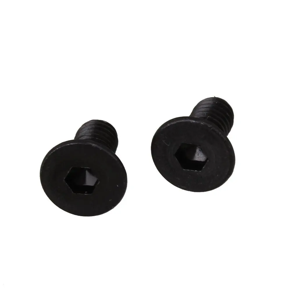 Черная длина 6 мм метрическая резьба М3 винты из углеродистой стали с потайной