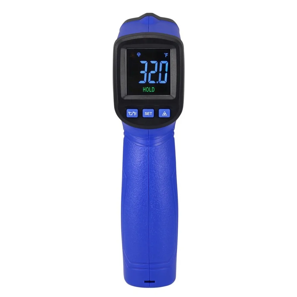 Digital Red Laser Infrared Thermometer Non-Contact IR Pyrometer LCD Temperature Meter Gun Point with Backlight For Industial Use |