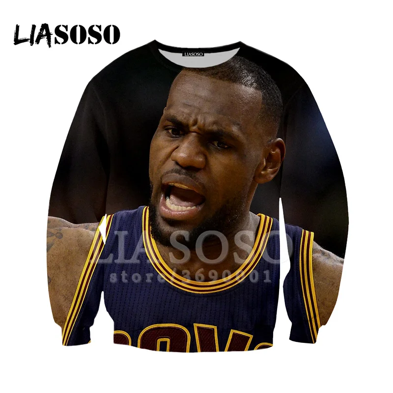 Мужская Мода 3d футболка самого ценного игрока NBA из команды star с надписью LeBron James