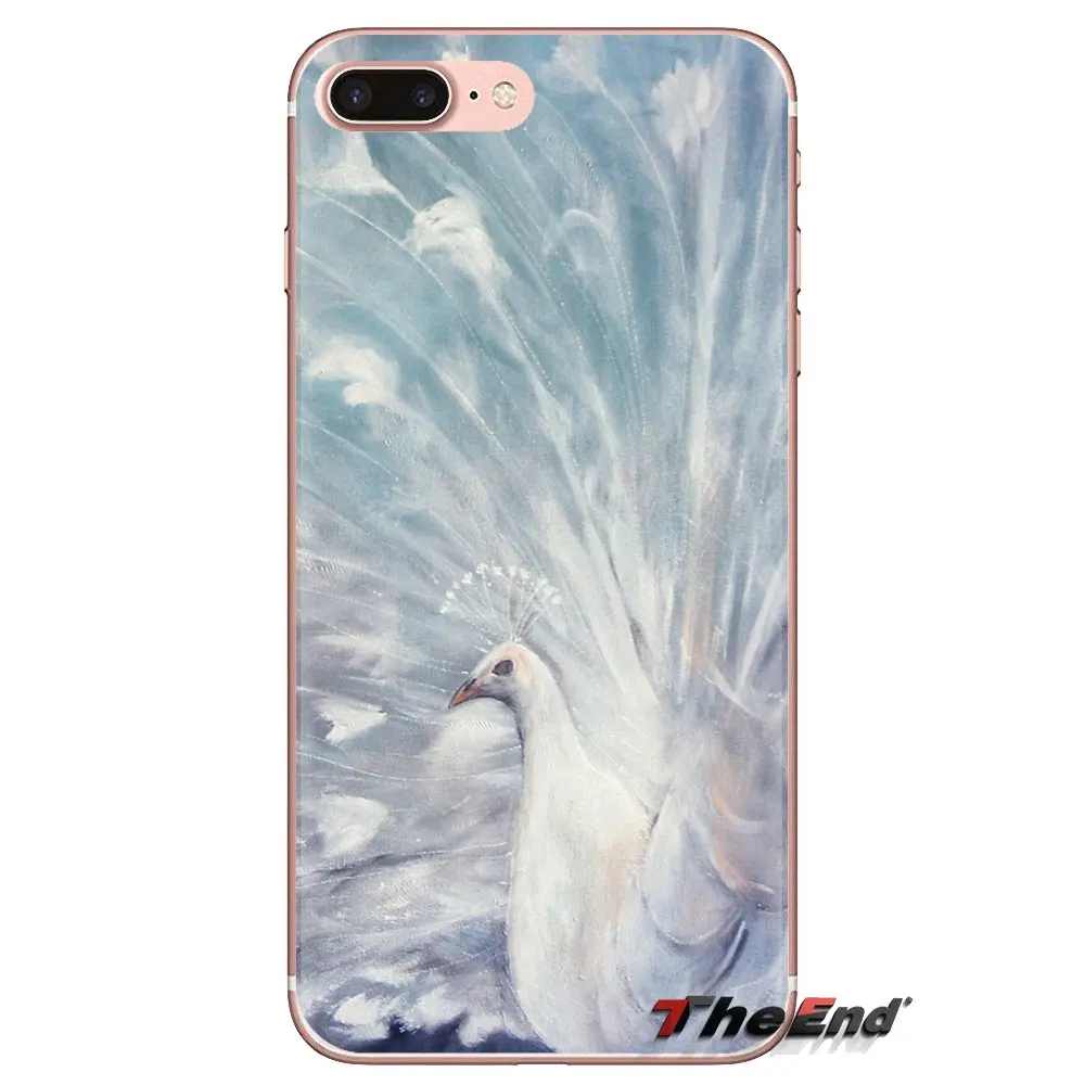 For HTC One U11 U12 X9 M7 M8 A9 M9 M10 E9 Plus Desire 630 530 626 628 816 820 830 lovely peacock bird Silicone Phone Case Covers |