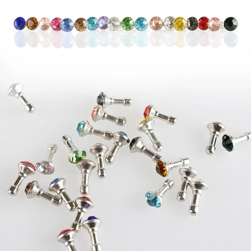 10pcs/lot Universal 3.5mm Cell Phone Earphone Plug For iPhone 6 5s /Samsung /HTC Sony Dust Headphone Jack Stopper | Мобильные