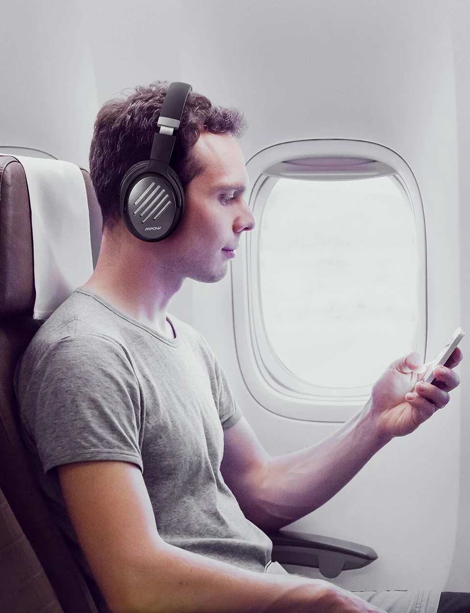 Mpow H16 ANC Bluetooth наушники с активным шумоподавлением Беспроводная гарнитура с быстрой зарядкой 30 ч Время воспроизведения глубокий бас для ПК телефона
