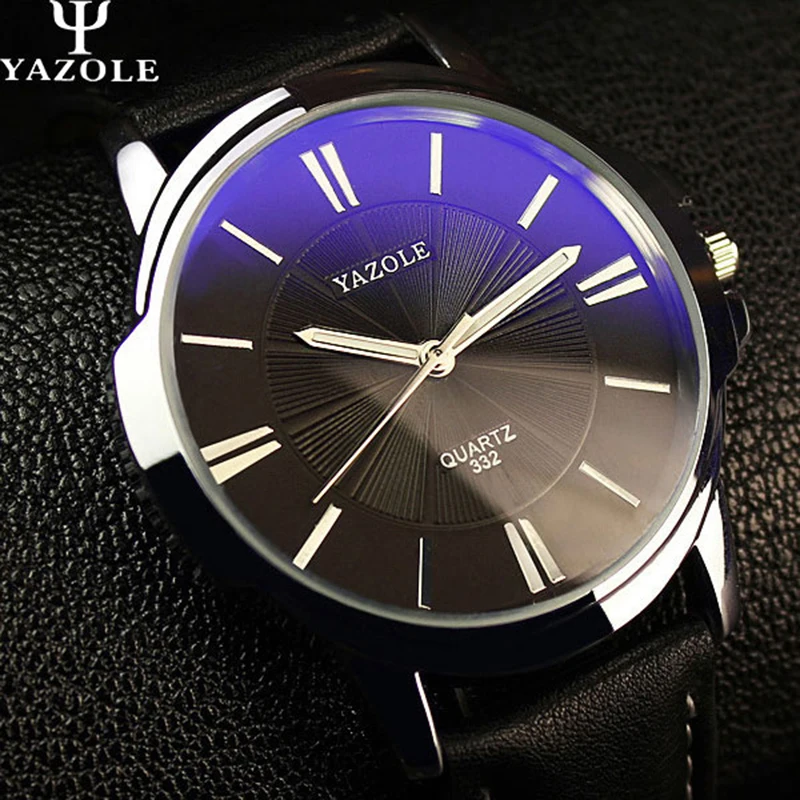 

YAZOLE Sports Men Watch Luxury Top Brand business Male Clock simple WristWatch Leisure Fashion Leather quartz watch Relogios