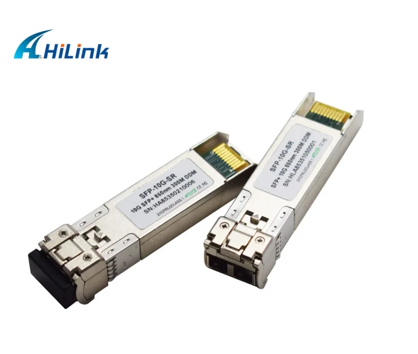25 шт./упак. многомодовый гигабитный Ethernet 10G 850nm 300m SFP + дуплекс LC приемопередатчик