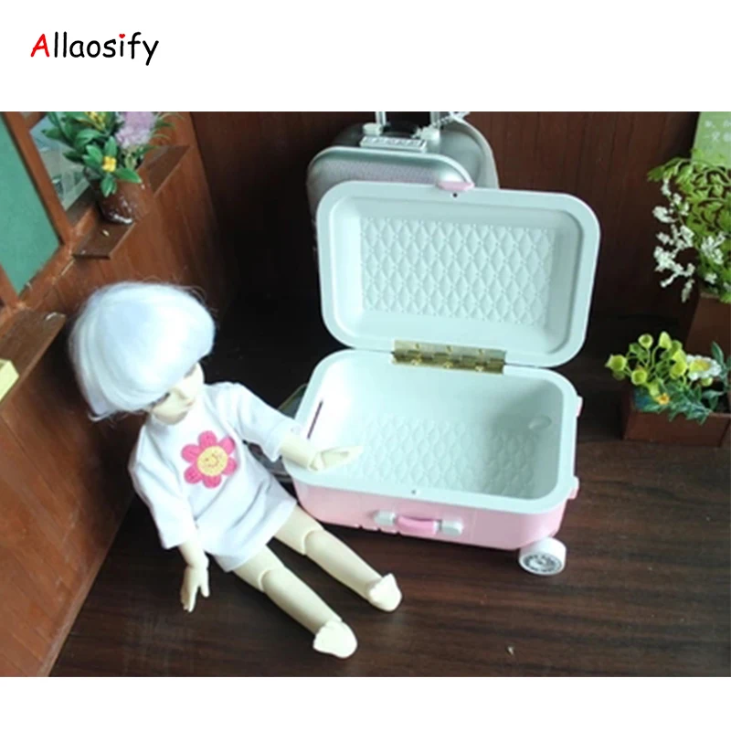 Чемодан Allaosify багажник для аксессуаров BJD аксессуары украшения кукол | Игрушки и
