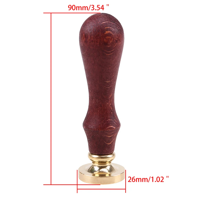 WHISM DIY металлические уплотнительные восковые штампы винтажные латунные декоративные штампы ручной работы Античный Романтический воск печать штамп с деревянной ручкой