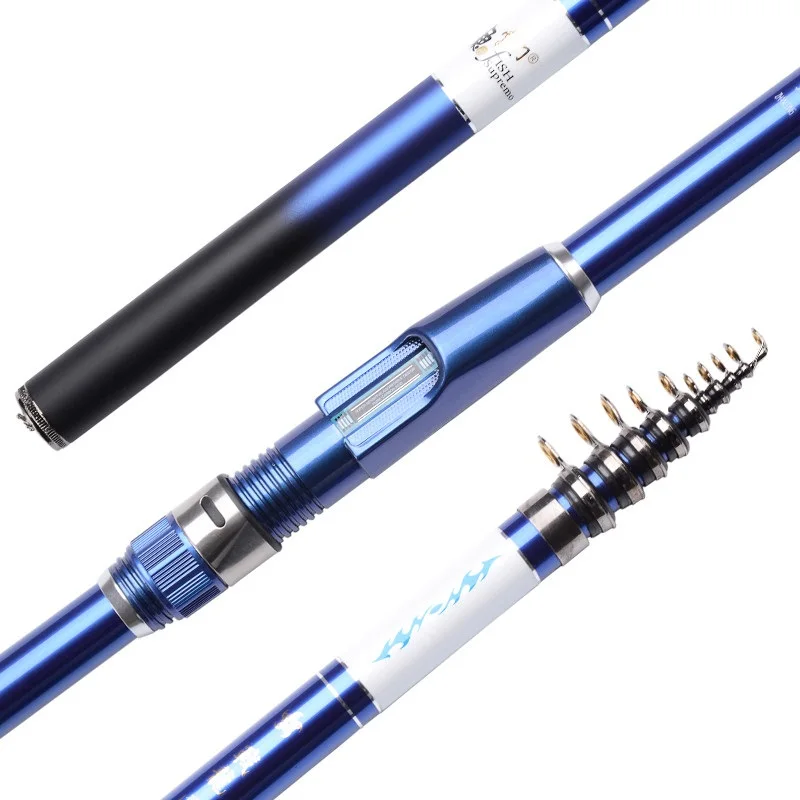 Круто! Горячая распродажа! Удочки для спиннинга Ocean Blue 5 8 секций 2 7 4 м|fishing rod|rod for