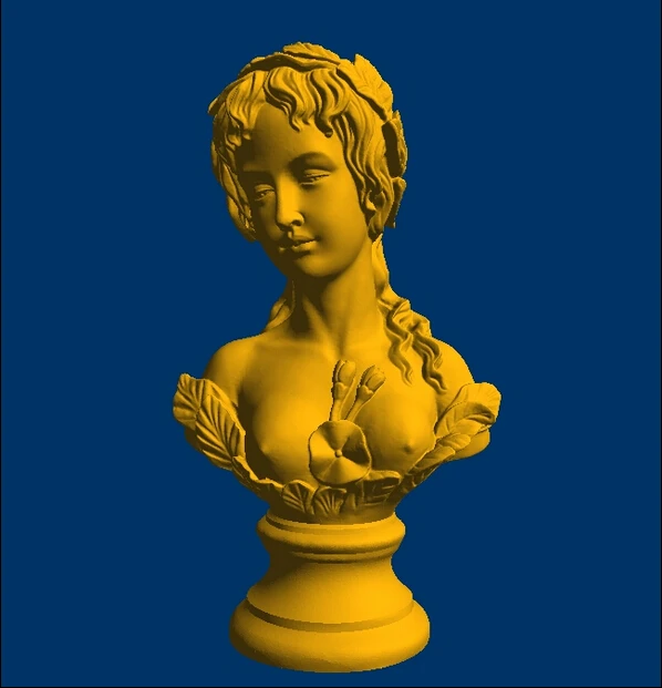 

3D model STL formate CNC computer carving relief Villas bust