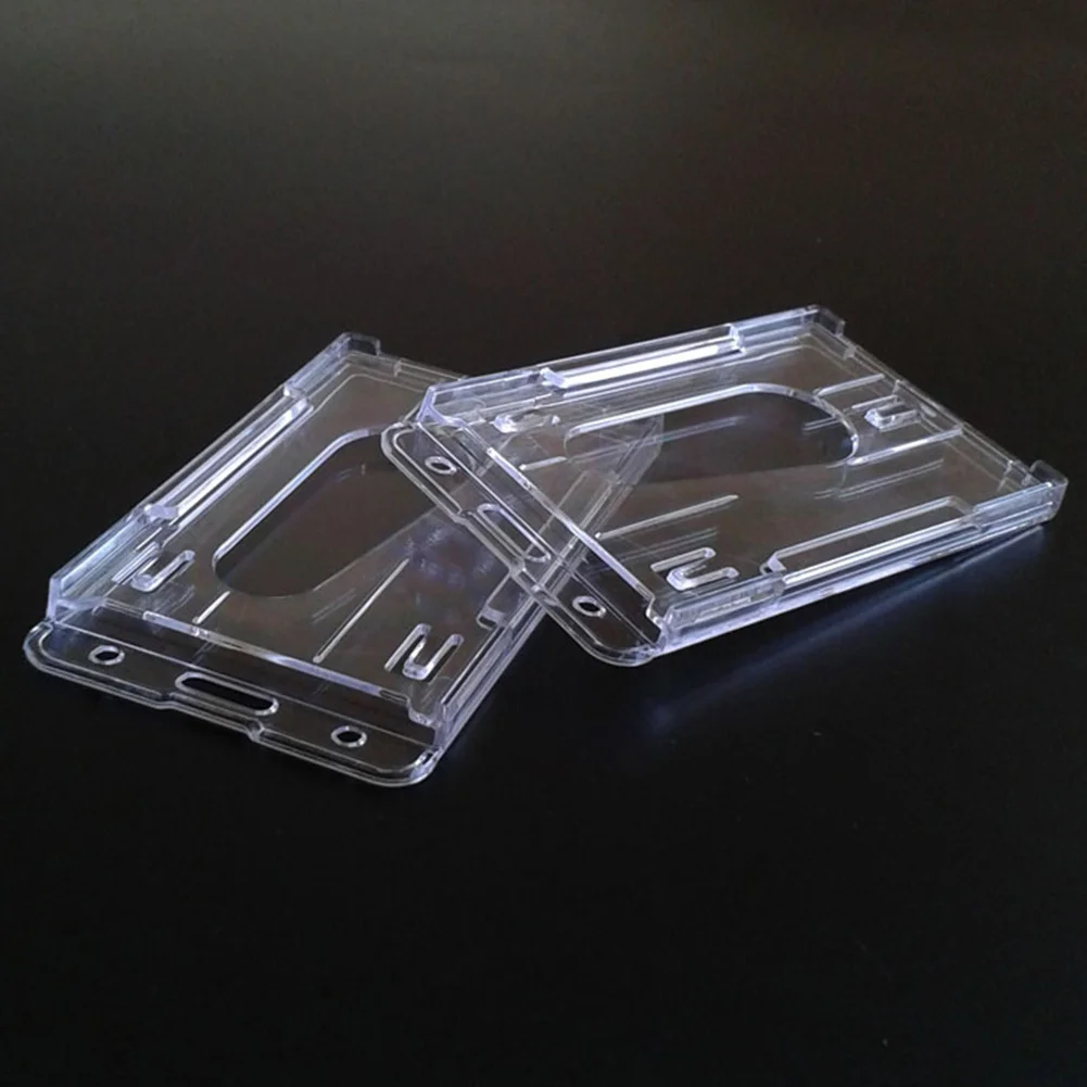 Практичный чехол для удостоверения личности портативный держатель карт прочный