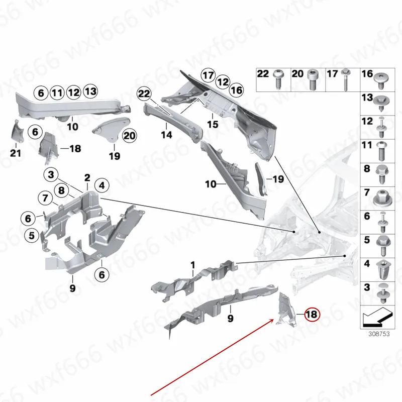 Внешний защитный экран перегородка для двигателя подходит X5b mwX6 E70 E71 3 0 5 4 2008 2014