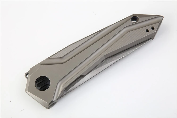 

High quality MIKER ZT0055 S35VN folding knife titanium alloy handle 60HRC outdoor camping hunting tool practical kitchen knife