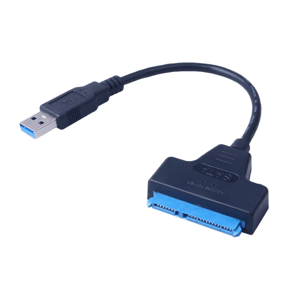 USB 3 0 к SATA 22 Pin 2 5 дюйма драйвер для жесткого диска SSD адаптер кабель