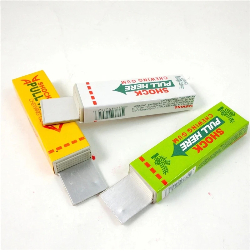 

Electric Shocking Hand Chewing Gum Shocker Prank Trick Toy Joke Funny Novelty Toys Anti-stress Shock Gaget Gaps Toys
