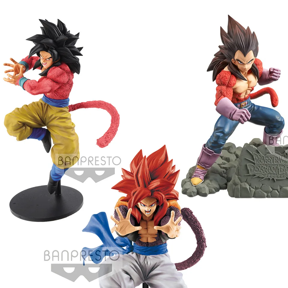 Tronzo Оригинальная фигурка Banpresto Dragon Ball GT Goku Vegeta Gogeta SSJ4 Kamehameha ПВХ фигурка модели игрушки в ассортименте