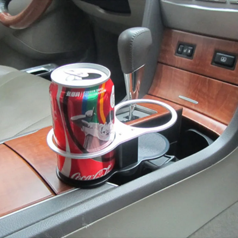 Автостайлинг 1 шт. автомобильный держатель для стакана воды с двойным отверстием