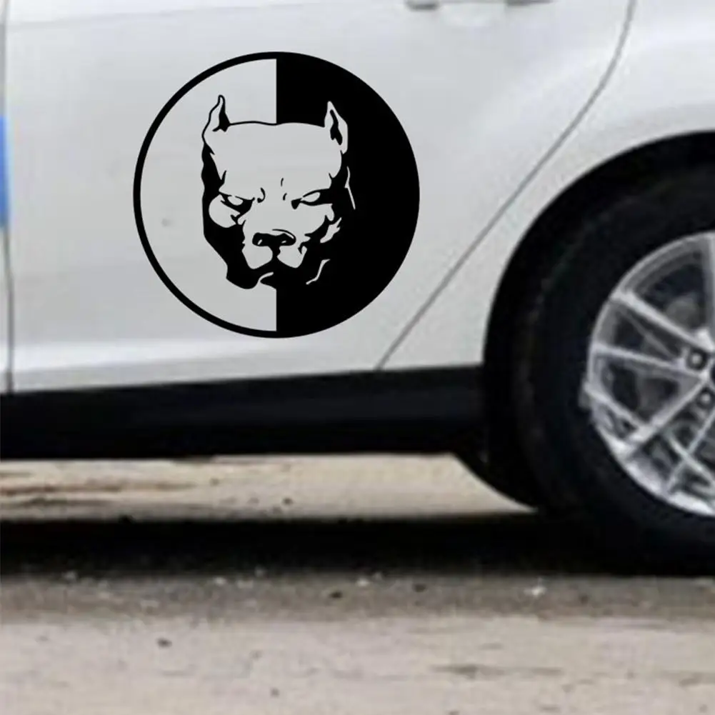 Уникальные светоотражающие автомобильные наклейки с изображением забавной собаки бульдога, водонепроницаемые наклейки с изображением животных, мультяшных собак, автомобилей, мотоциклов, наклейки с изображением бульдога r5