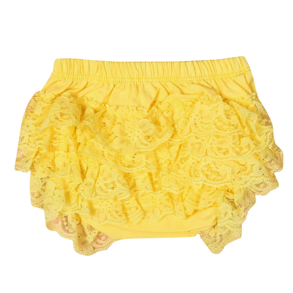 Кружевные шаровары с оборками для маленьких девочек нижнее белье подгузников