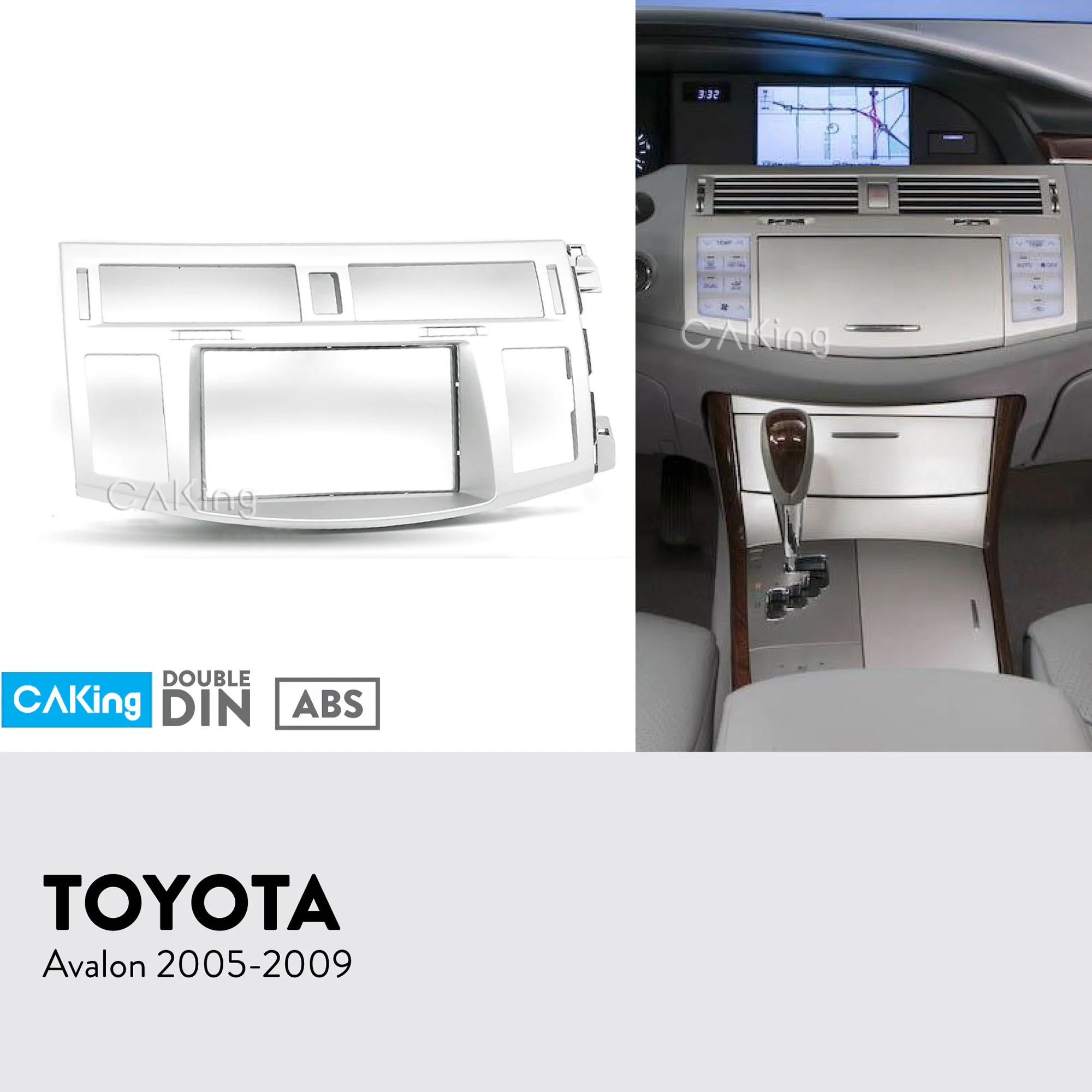 Автомобильная Радио панель для Toyota Avalon 2005-2009 Dash Kit установка Монтажная приборная пластина крышка адаптера рамка стерео консоль отделка