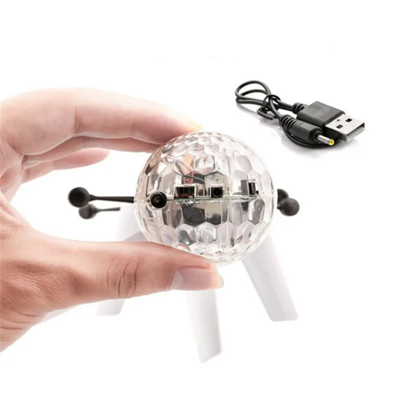 Новый Красочный мини Дрон сверкающий СИД RC летающий шар вертолет чувство света