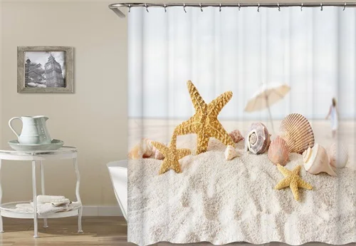tp353 OLOEY Seashell занавеска для душа s набор занавес для ванной комнаты 3D печать индивидуальный водонепроницаемый полиэстер для ванной экран 180*180 см - Цвет: tp353