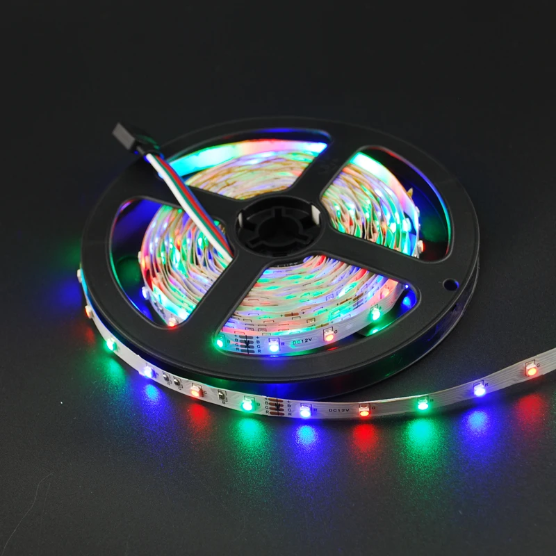 СВЕТОДИОДНЫЕ Ленты RGB 2835 5 М 300 Светодиодов Цвет Меняется Гибкие Полоски Набор