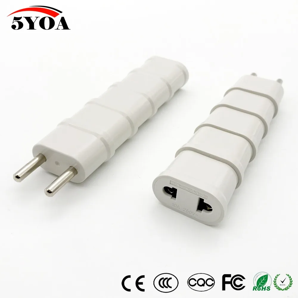 2 шт. дорожный адаптер питания с американской и европейской вилкой|charger converter|schuko