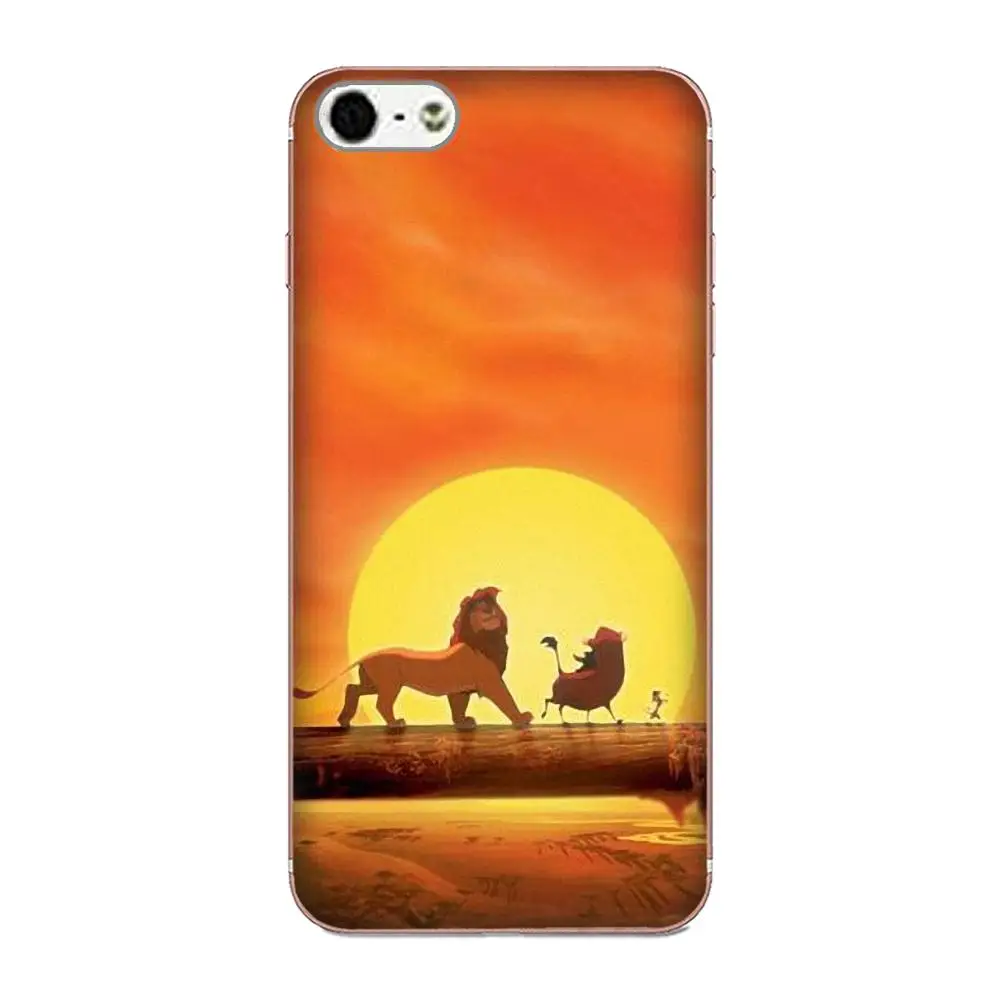 Синие сумки из ТПУ с рисунком короля льва для Galaxy J1 J2 J3 J330 J4 J5 J6 J7 J730 J8 2015 2016 2017 2018 mini