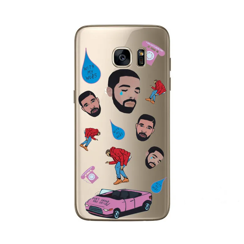 For Samsung Galaxy S7 Edge Luxury Sexy Rihanna Dark Work Funny Kimoji Cases Soft Cover Skin Funda Coque |