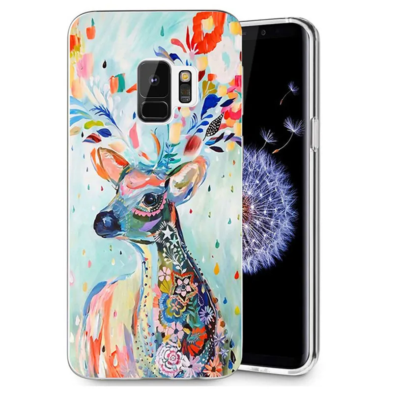 ТПУ Роскошный чехол для Samsung Galaxy S3 S9 S9Plus S8 Plus S7 edge Note 8 мягкий Сказочный пейзаж с