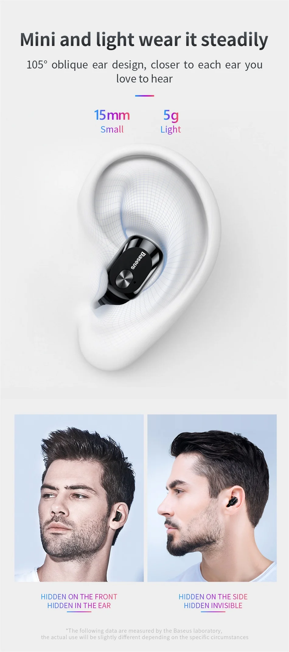 Baseus A03 Bluetooth наушники беспроводные наушники спортивные TWS Bluetooth 5,0 гарнитура с микрофоном для iPhone Xiaomi huawei наушники