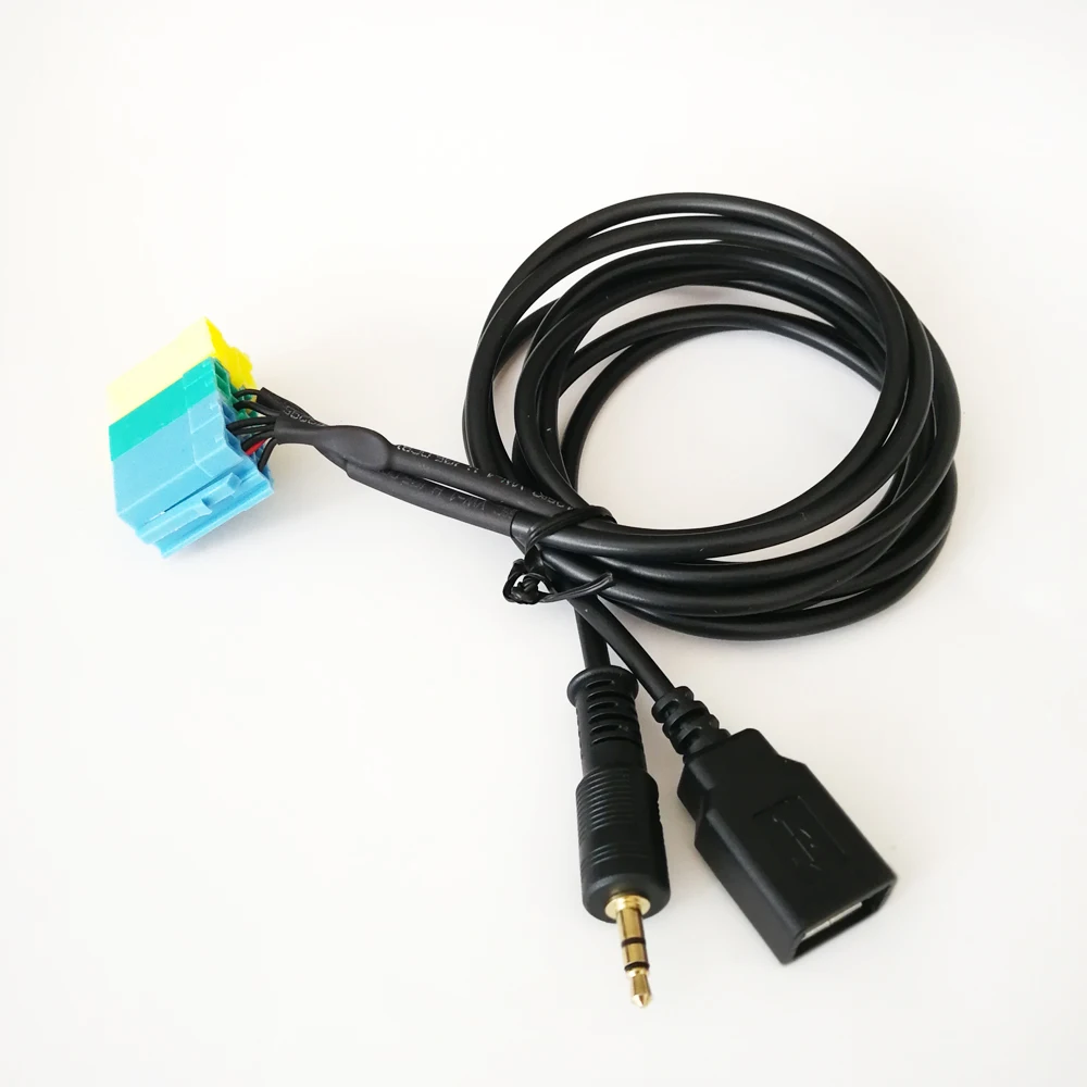 2в1 3,5 мм/USB разъем Aux кабель CD плеер к MP3 аудио кабель для hyundai Kia Sportage Akihabara