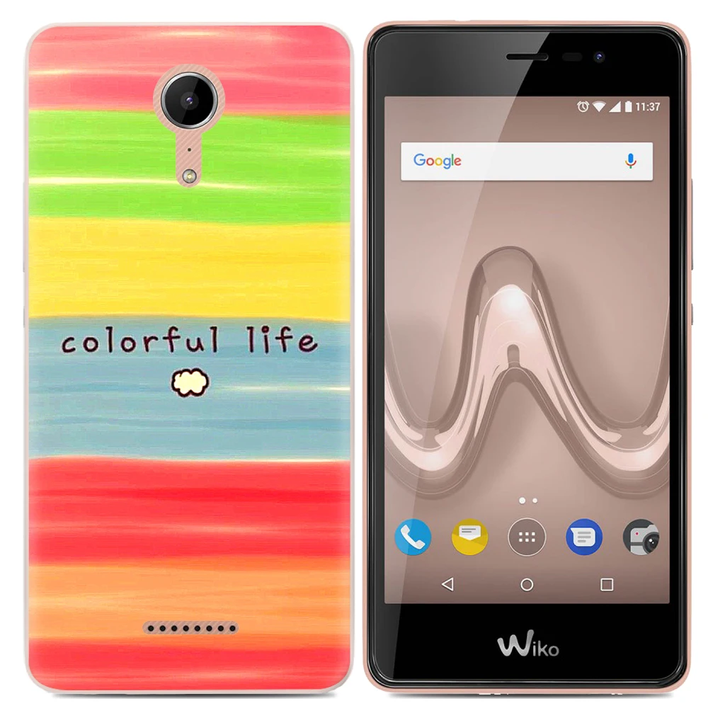 Phone case For Wiko Tommy 2 Plus 5-inch Cute Cartoon High Quality Painted TPU Soft Case Silicone Skin Back Cover Shell |