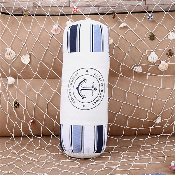 Якорь морская культура наволочка Матросская память хлопок лен 3D подушка с